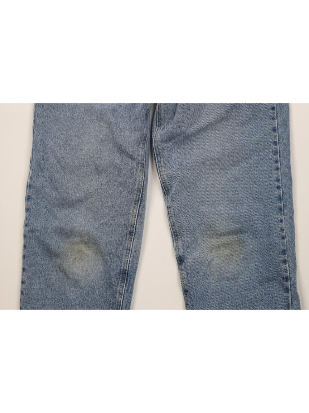 Vintage 90s Cabelas Mens 32x30 Distressed Heavyweight Fleece Lined Denim Jeans - Picture 4 of 16